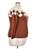 Unbranded Argyle Brown Pullover Sweater Size XXL - photo 4