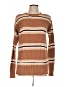 Hippie Rose Stripes Tan Pullover Sweater Size L - photo 1
