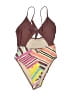 Unbranded Graphic Brown Pink Two Piece Swimsuit Size M (estimated) - photo 1