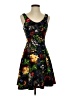 Soprano Floral Black Cocktail Dress Size S - photo 1