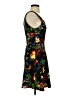 Soprano Floral Black Cocktail Dress Size S - photo 4
