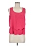 Material Girl 100% Polyester Pink Sleeveless Top Size M - photo 1