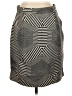 HD in Paris 100% Polyester Chevron-herringbone Gray Casual Skirt Size S - photo 1
