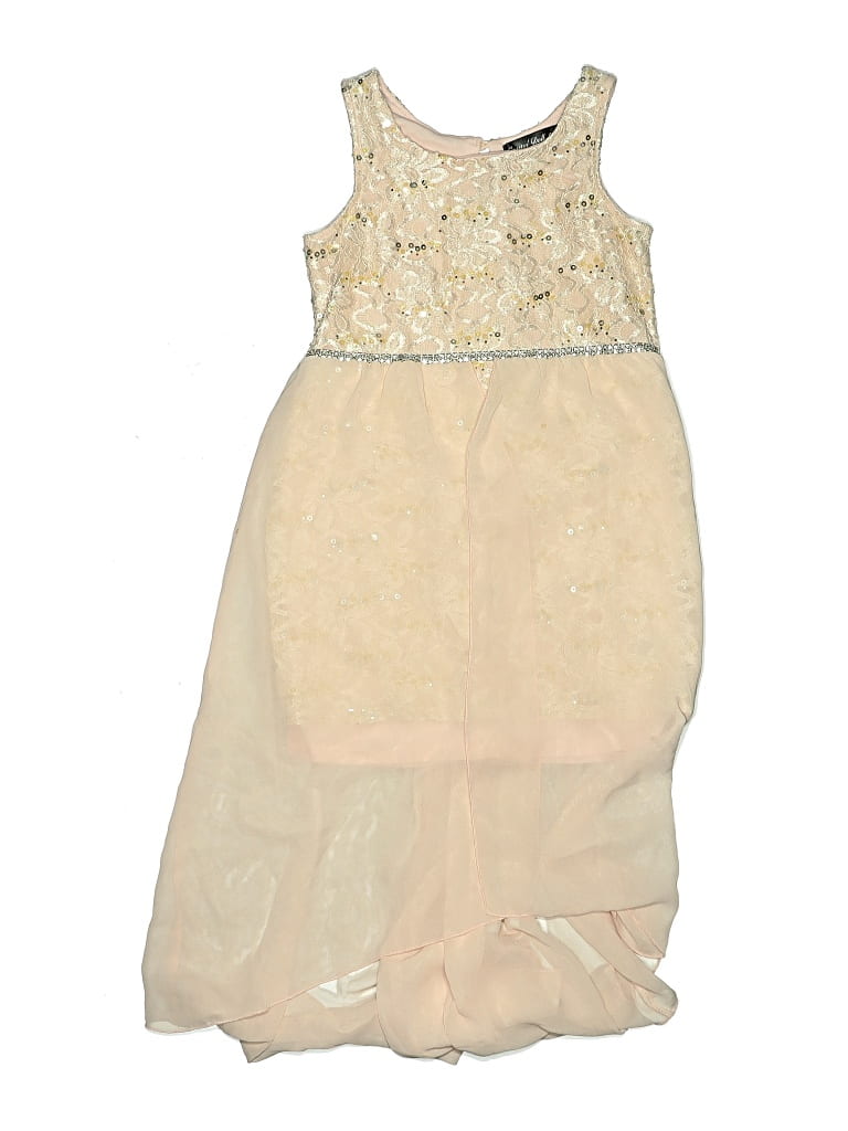 Pre-owned Crystal Doll Kids' Dress In Ivory