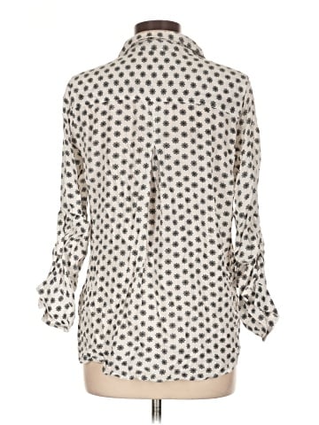 Velvet Heart 3/4 Sleeve Button-Down Shirt (view 2)