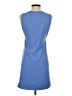 DKNY Solid Blue Casual Dress Size S - photo 2