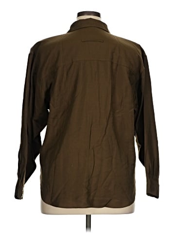 Leslie Fay 3/4 Sleeve Button-Down Shirt (view 2)