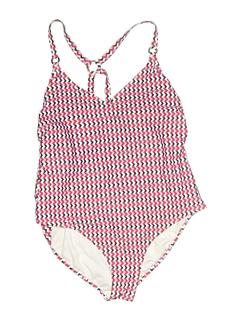 Pre-owned Kona Sol One Piece Swimsuit In Red
