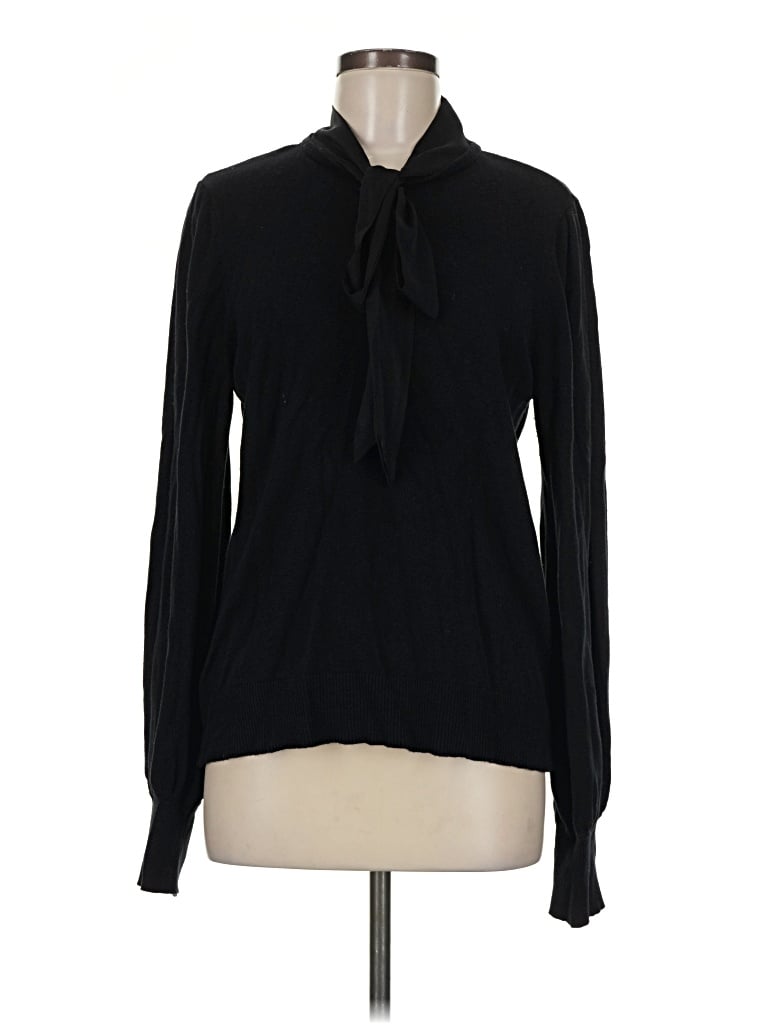 Pre-owned Cece Turtleneck Sweater In Black
