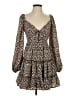 Lulus 100% Polyester Animal Print Brown Cocktail Dress Size S - photo 1