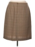 Unbranded 100% Polyester Plaid Brown Casual Skirt Size 10 (petite) - photo 2