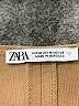 Zara Solid Tan Cocktail Dress Size M - photo 7