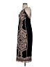 Foxiedox 100% Polyester Graphic Brown Cocktail Dress Size S - photo 5