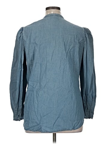 Express 3/4 Sleeve Button-Down Shirt (view 2)