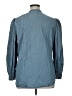 Express Blue 3/4 Sleeve Button-Down Shirt Size XL - photo 2