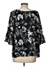 Torrid 100% Polyester Black 3/4 Sleeve Blouse Size Lg Plus (0) - photo 2