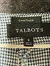 Talbots Houndstooth Gray Casual Pants Size 8 - photo 4