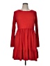 Just Be... Solid Red Casual Dress Size 1X - photo 1