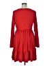 Just Be... Solid Red Casual Dress Size 1X - photo 2