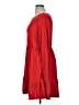 Just Be... Solid Red Casual Dress Size 1X - photo 5