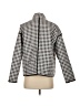 Unbranded 100% Polyester Houndstooth Gray Jacket Size S - photo 2