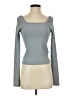 Madewell Gray Long Sleeve Top Size S - photo 1