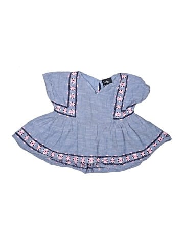 Cynthia Rowley Short Sleeve Blouse (view 1)