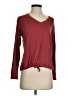 HERIZON Burgundy Long Sleeve Top Size S - photo 1