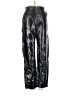 KITRI 100% Viscose Metallic Black Casual Pants Size UK 8 / US 4 - photo 1