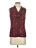Tahari by ASL 100% Polyester Red Sleeveless Blouse Size XS - photo 1