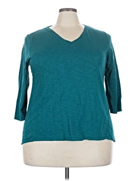 Chico's 3/4 Sleeve T-Shirt (view 1)