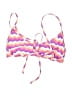 Unbranded Chevron-herringbone Purple Swimsuit Top Size XXS (estimated) - photo 2