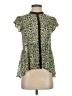 BCBGeneration 100% Polyester Green Short Sleeve Blouse Size XXS - photo 1