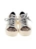 P448 100% Leather Animal Print Silver Sneakers Size EU 41 - photo 2