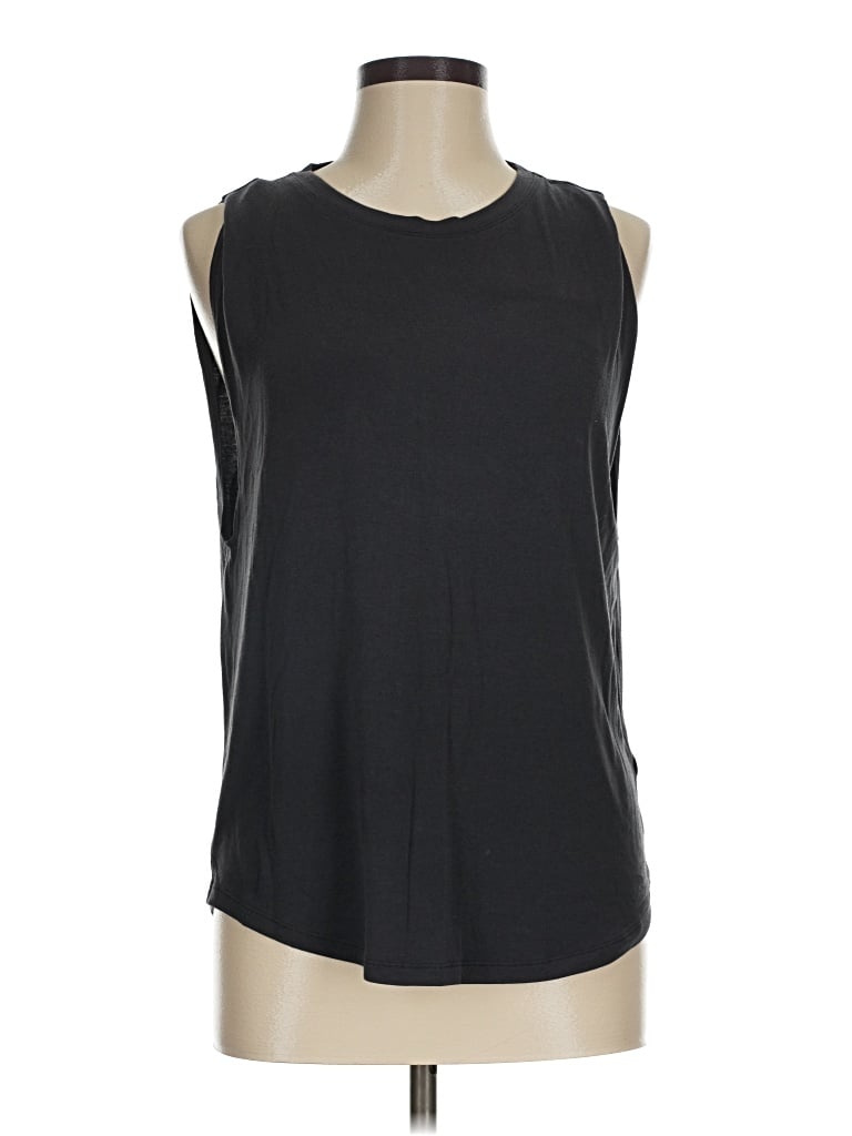 Pre-owned Athleta Sleeveless T-shirt In Black