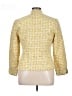 Jessica Howard 100% Polyester Tweed Yellow Blazer Size 14 - photo 2