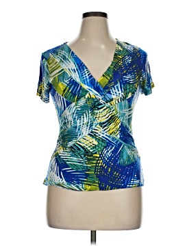 Cable & Gauge Short Sleeve Blouse