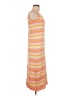 Solid & Striped Stripes Orange Casual Dress Size M - photo 4
