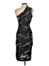 ASOS Graphic Black Cocktail Dress Size 4 - photo 2