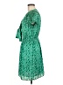 Max Studio Polka Dots Green Casual Dress Size M - photo 5