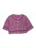 Janie and Jack Checkered-gingham Purple Jacket Size 4 - photo 1