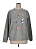 Assorted Brands 100% Polyester Graphic Gray Sweatshirt Size XL - photo 1