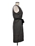 DKNYC 100% Polyester Stripes Black Casual Dress Size M - photo 4