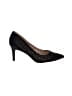 Alfani 100% Leather Black Heels Size 8 1/2 - photo 1