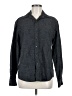 Tasso Elba 100% Cotton Paisley Gray Long Sleeve Button-Down Shirt Size S - photo 1