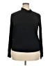 Just Be... 100% Polyester Black Long Sleeve Turtleneck Size 3X - photo 1