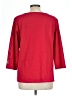 Quacker Factory Red 3/4 Sleeve Top Size L - photo 2