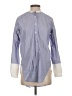 J.Crew 100% Cotton Color Block Blue Long Sleeve Button-Down Shirt Size 0 - photo 1