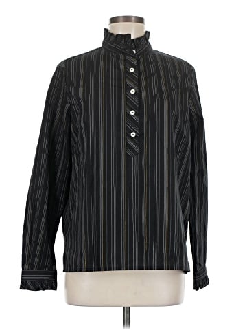 Foxcroft Long Sleeve Button-Down Shirt (view 1)