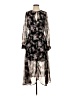 Cotton Candy Floral Black Cocktail Dress Size S - photo 1